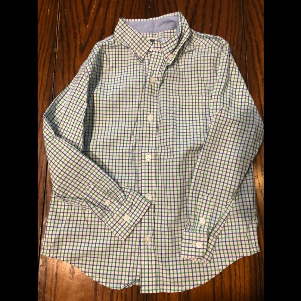 Janie and Jack button down shirt sz 5